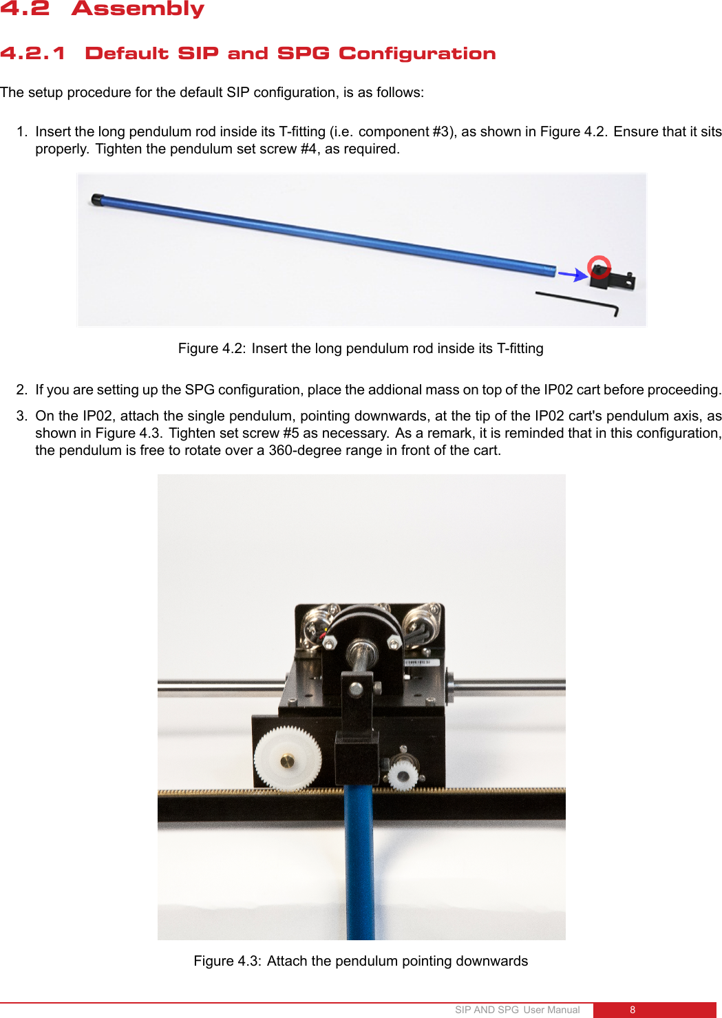 Page 8 of 11 - Single Pendulum User Manual Linear Inverted And Gantry