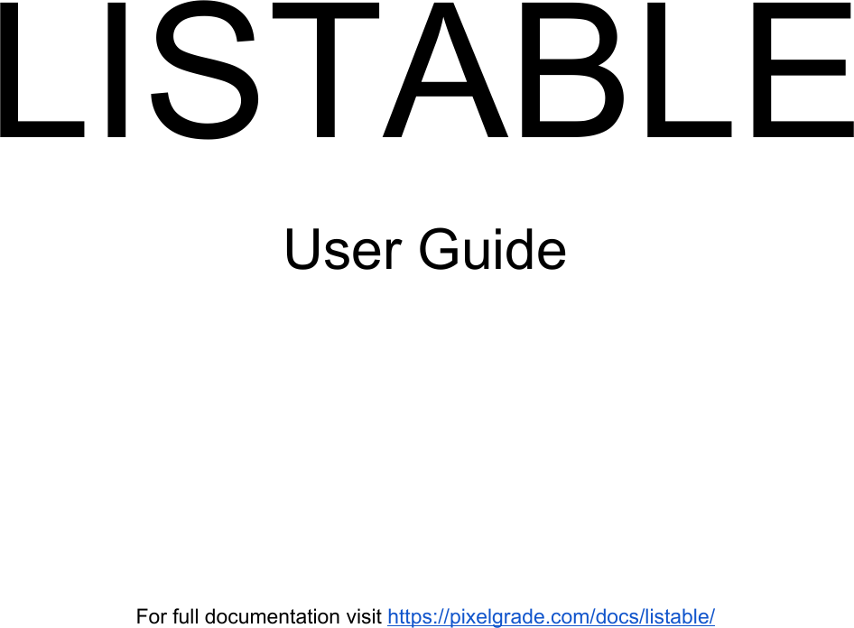 Page 1 of 9 - Listable-User-Guide
