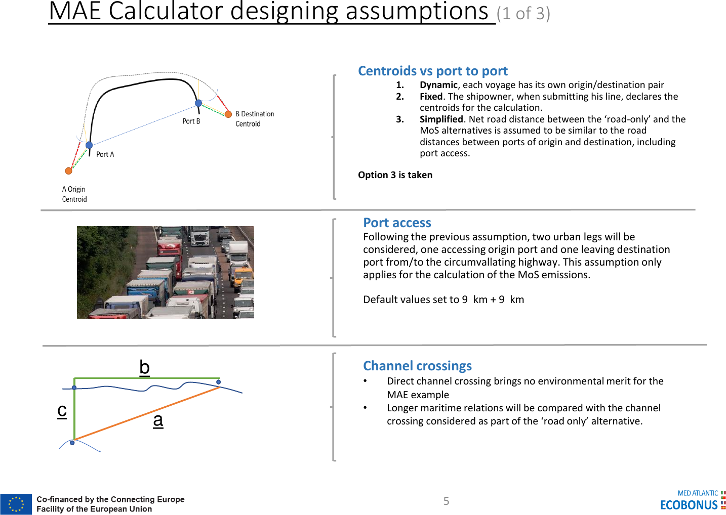 Page 5 of 10 - MED ATLANTIC ECOBONUS MAE EXTERNAL COST CALCULATOR TOOL V10 2 User Manual