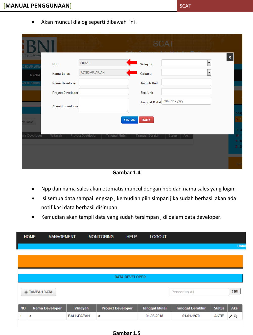 Page 5 of 10 - MANUAL PENGGUNAAN DATA DEVELOPER