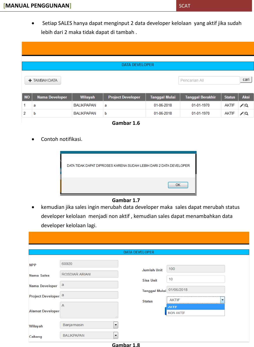 Page 6 of 10 - MANUAL PENGGUNAAN DATA DEVELOPER