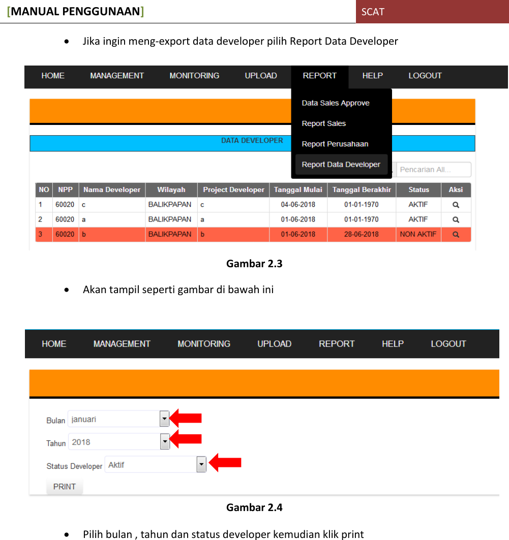 Page 9 of 10 - MANUAL PENGGUNAAN DATA DEVELOPER