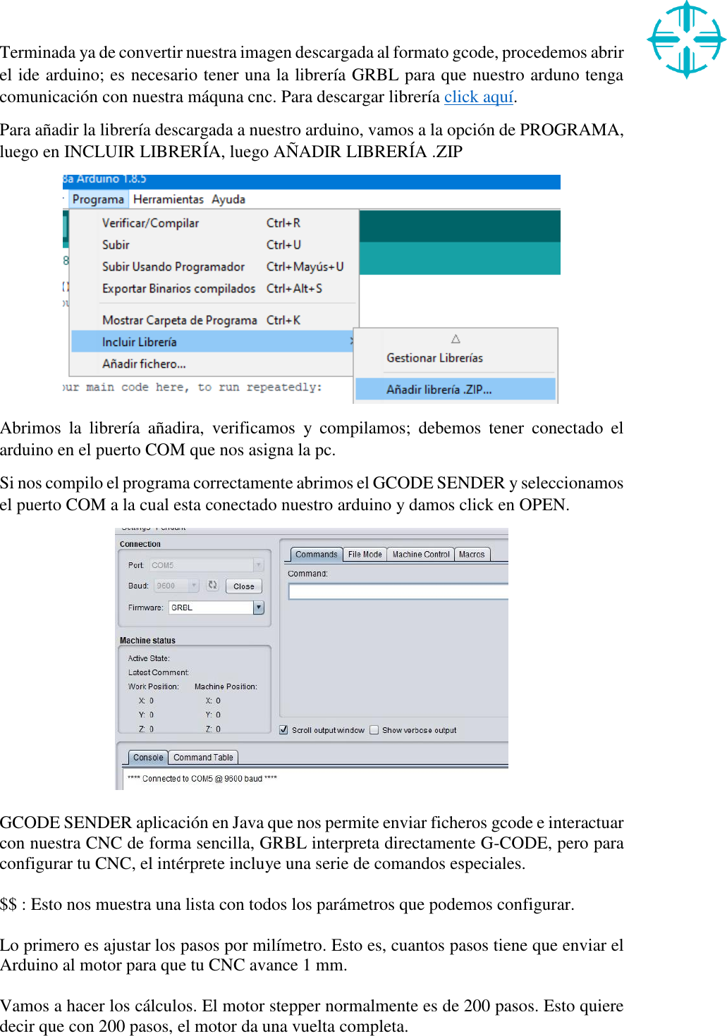 Page 6 of 10 - MANUAL USUARIO CNC