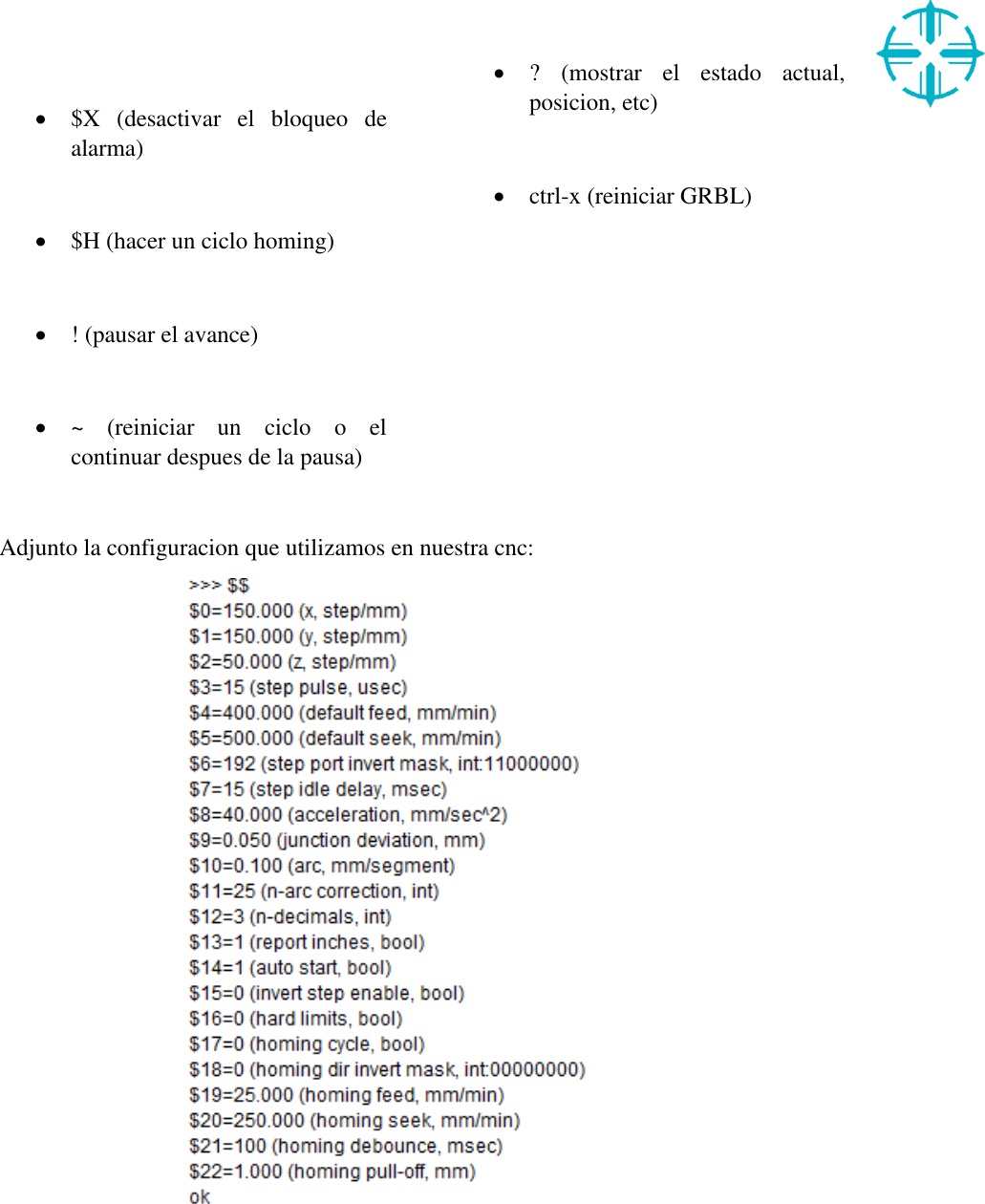 Page 8 of 10 - MANUAL USUARIO CNC