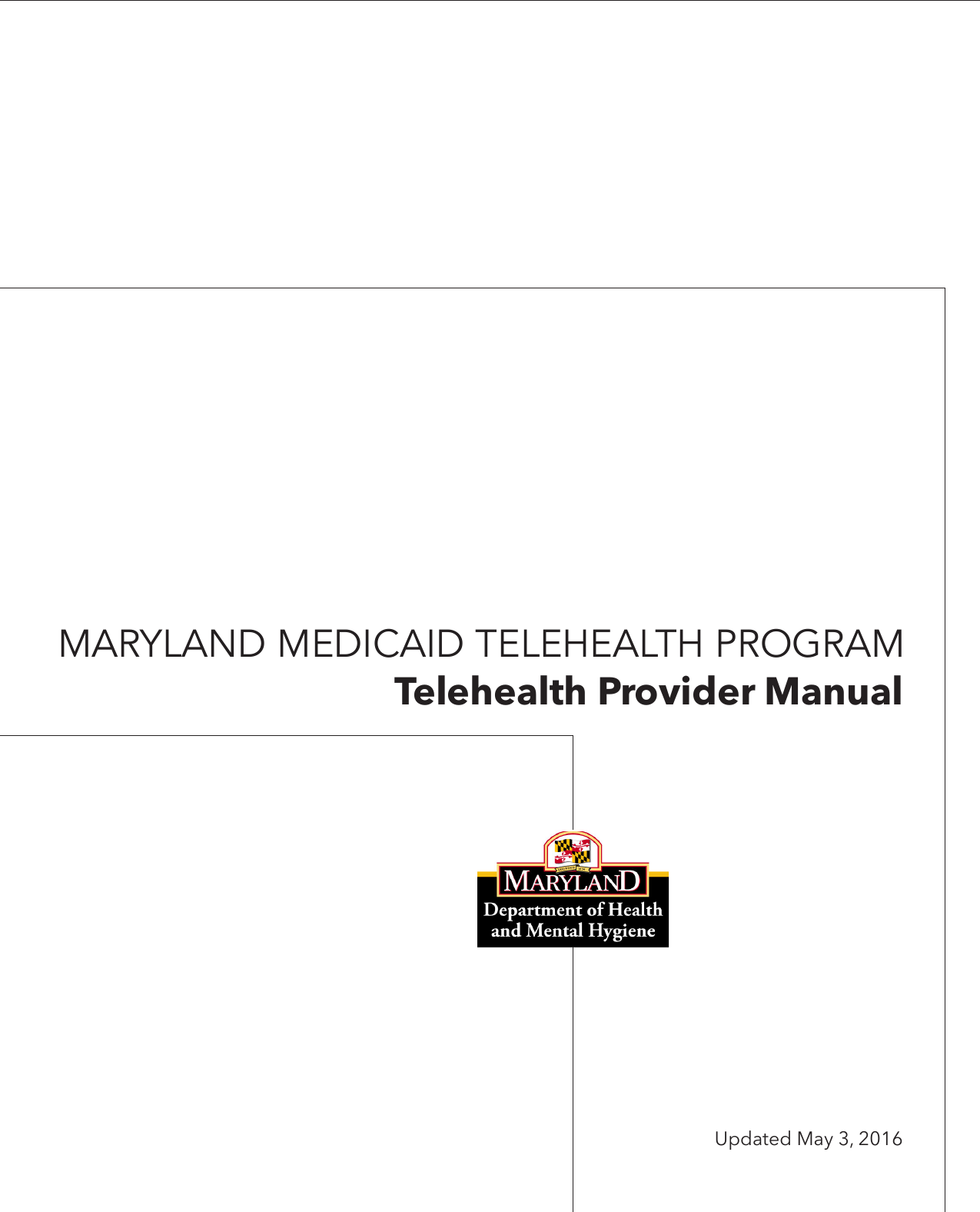 Page 1 of 11 - MARYLAND Telehealth-Program-Manual