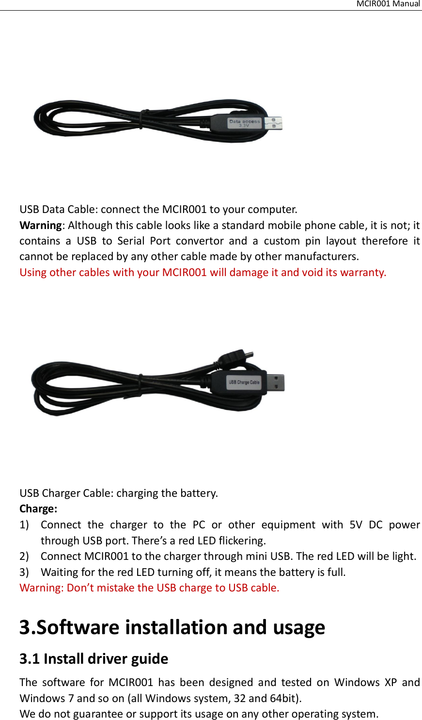 Page 4 of 8 - MCIR001 Manual