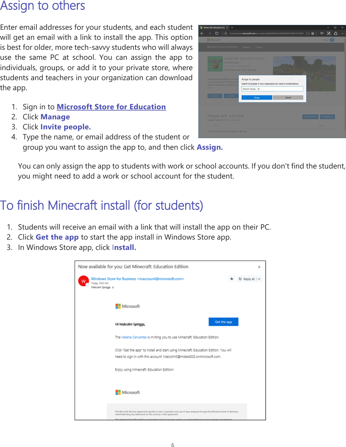 Page 6 of 11 - Microsoft Teams Team Leader Getting Started Guide MEE Educator Deployment