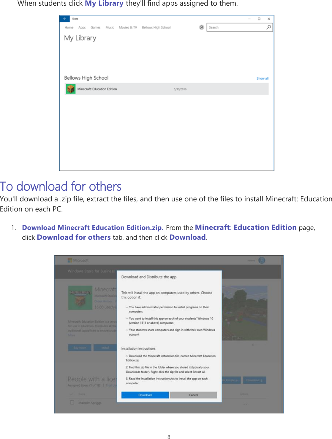 Page 8 of 11 - Microsoft Teams Team Leader Getting Started Guide MEE Educator Deployment