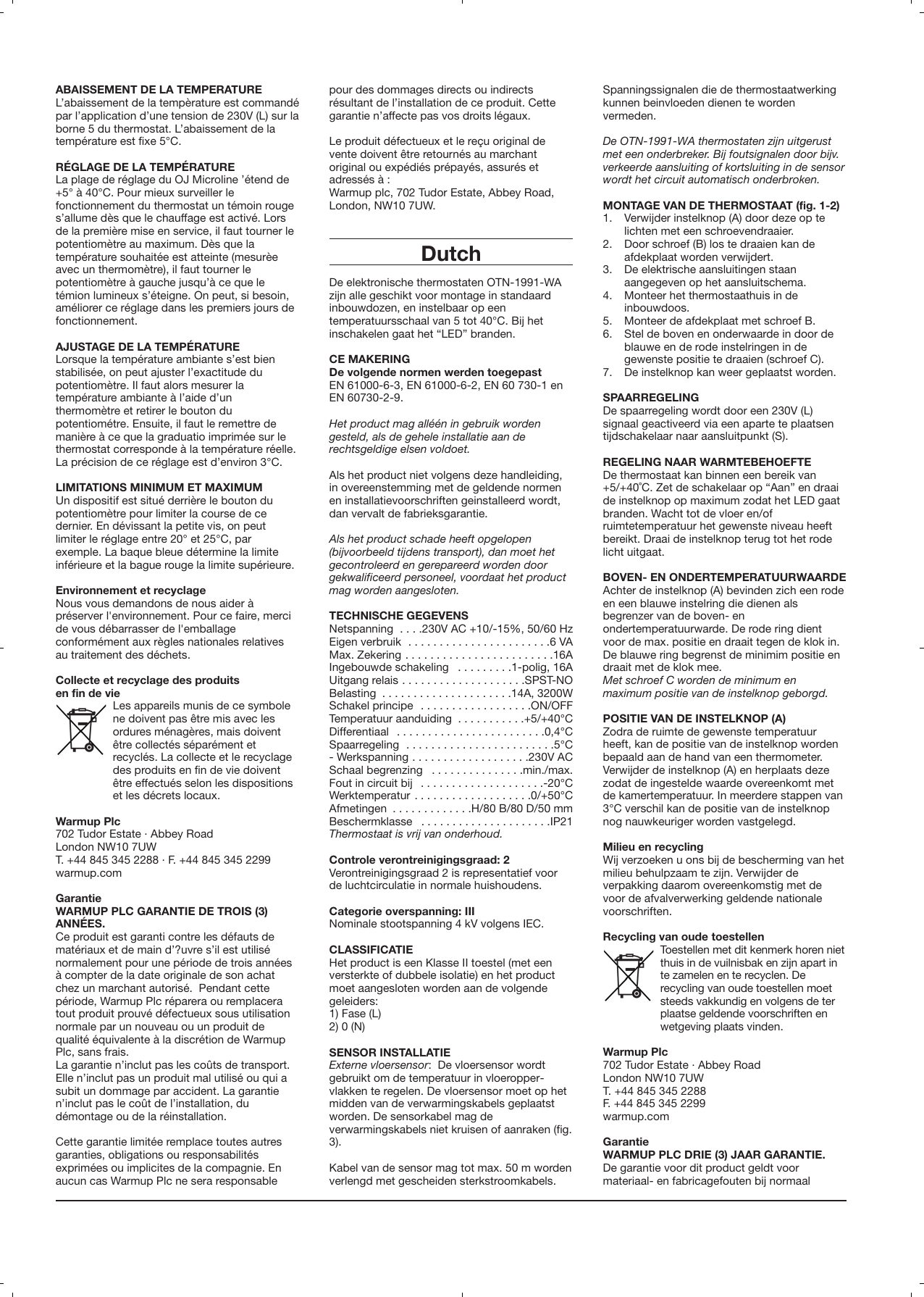 Page 3 of 8 - MSTAT-thermostat-user-manual