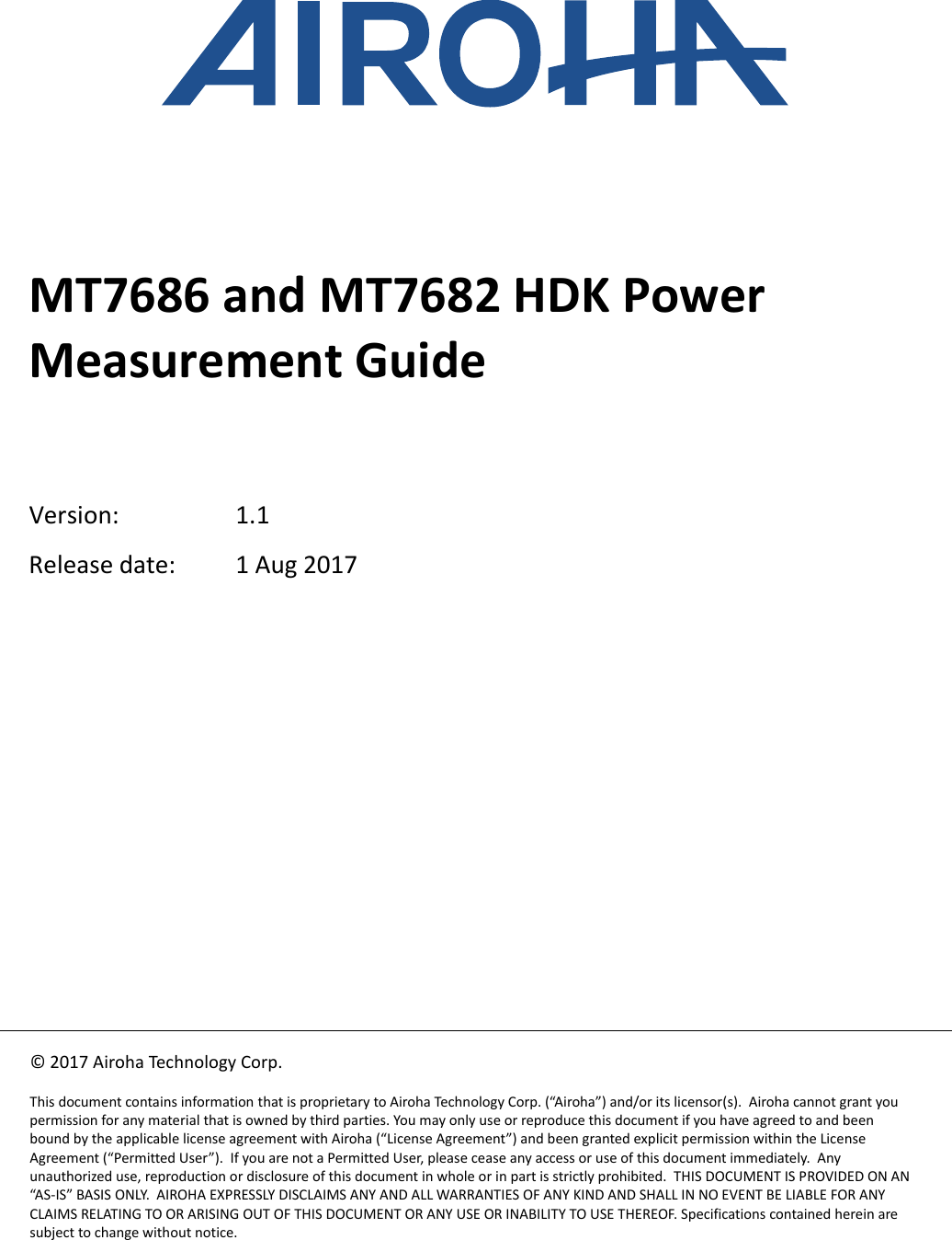 Page 1 of 8 - MT7686 And MT7682 HDK Power Measurement Guide