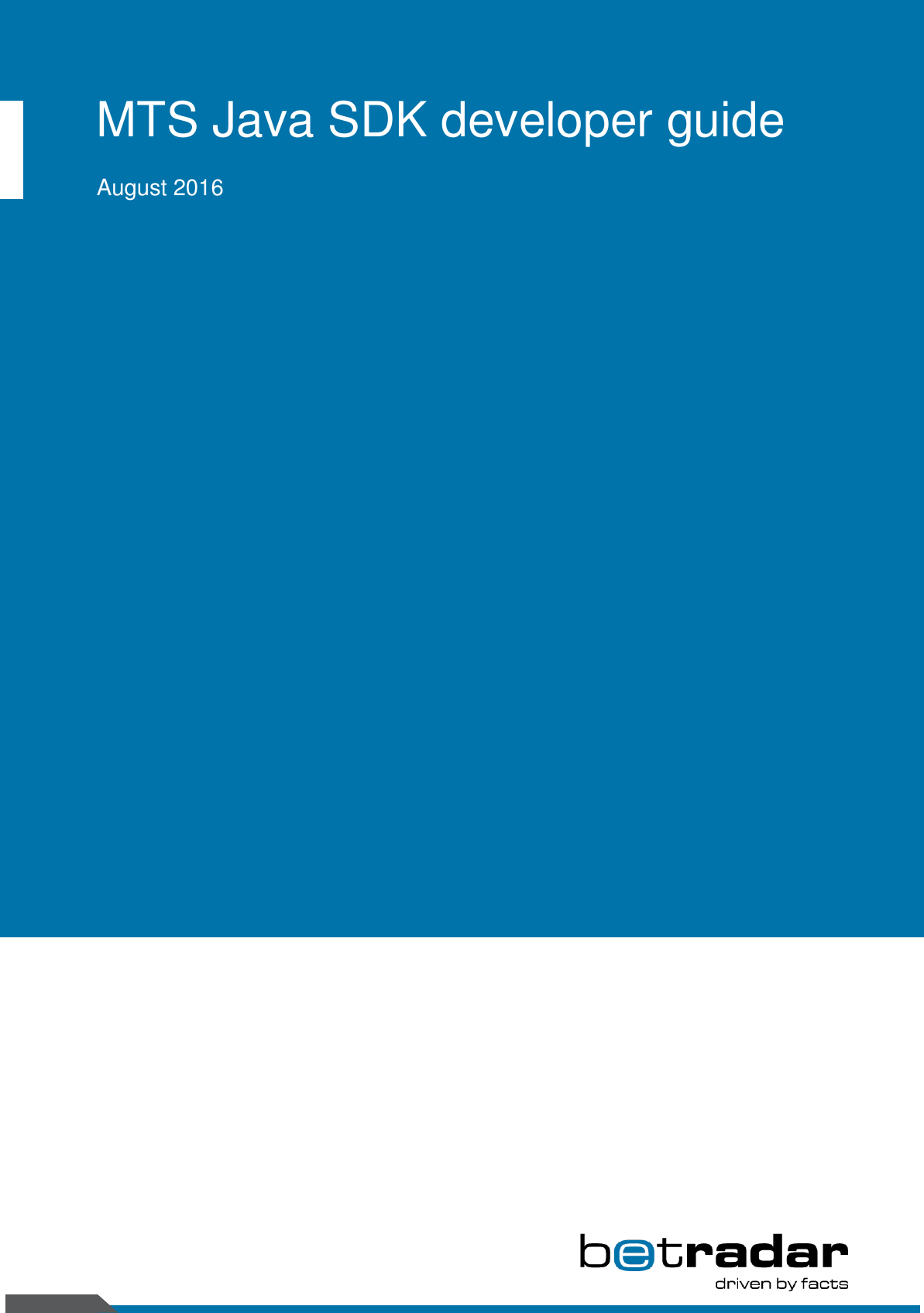 Page 1 of 10 - MTS SDK Developer Guide
