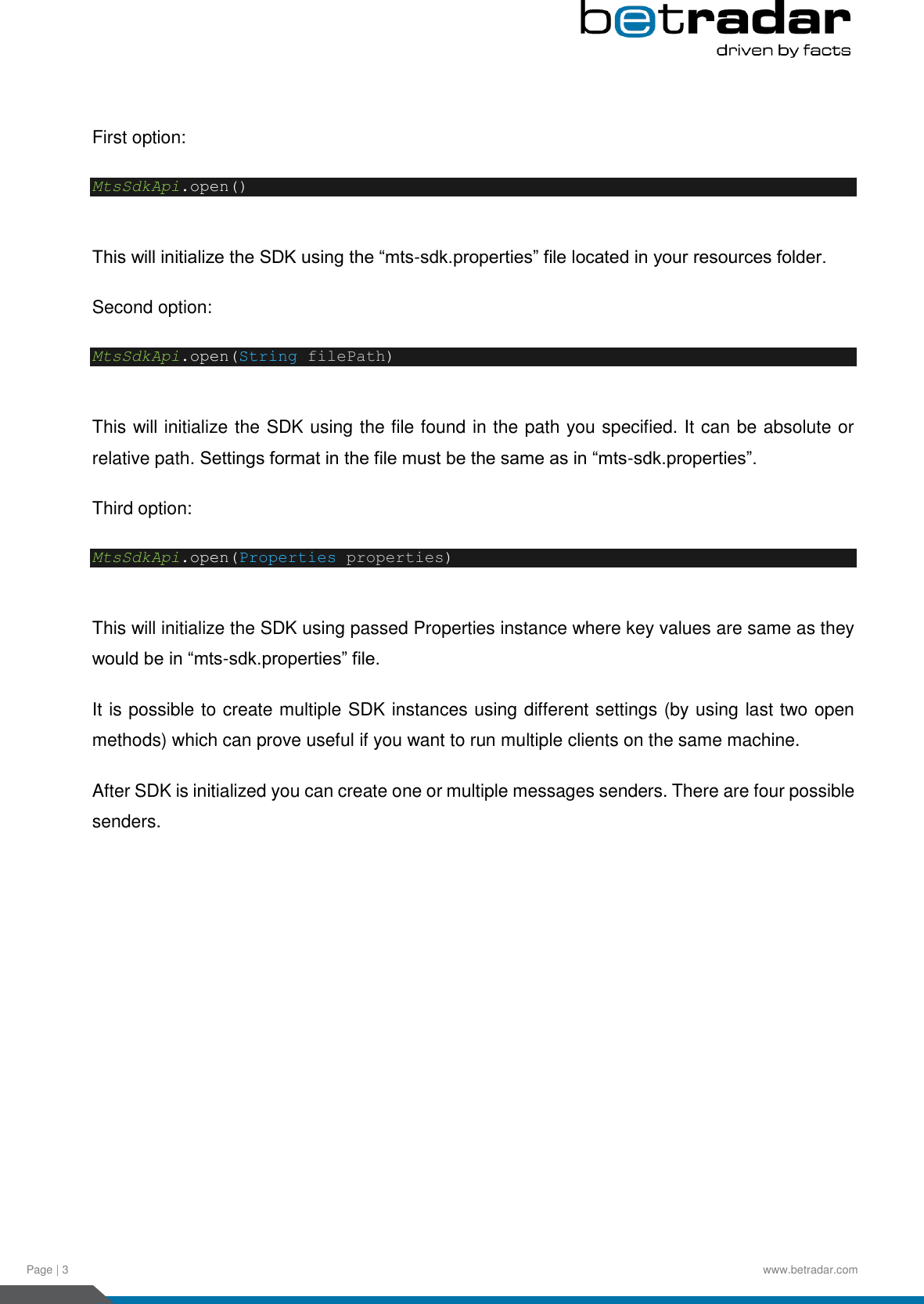 Page 4 of 10 - MTS SDK Developer Guide