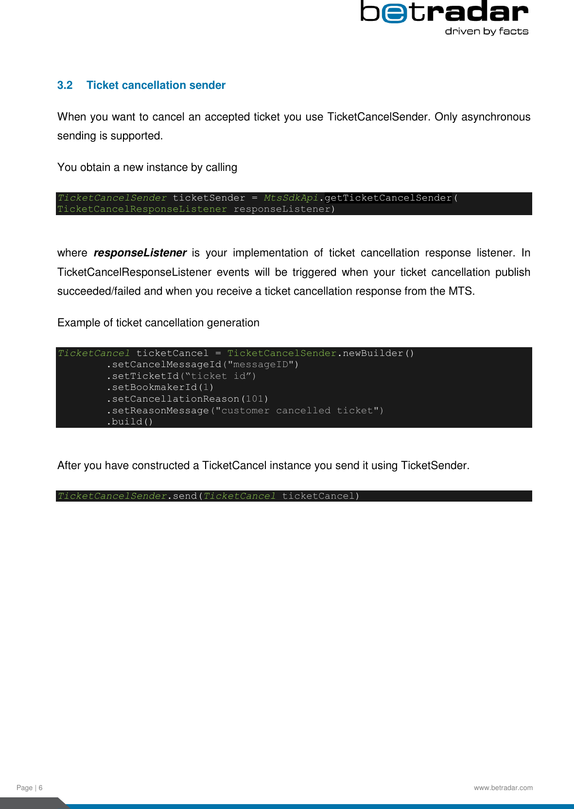 Page 7 of 10 - MTS SDK Developer Guide