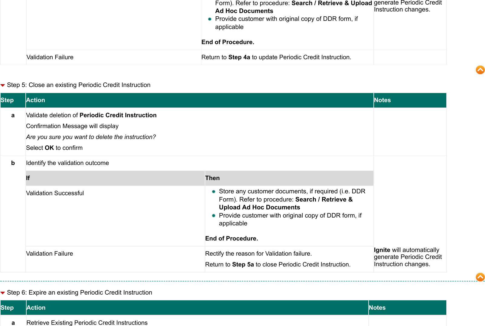 Page 11 of 12 - Manage Periodic Credit Instructions