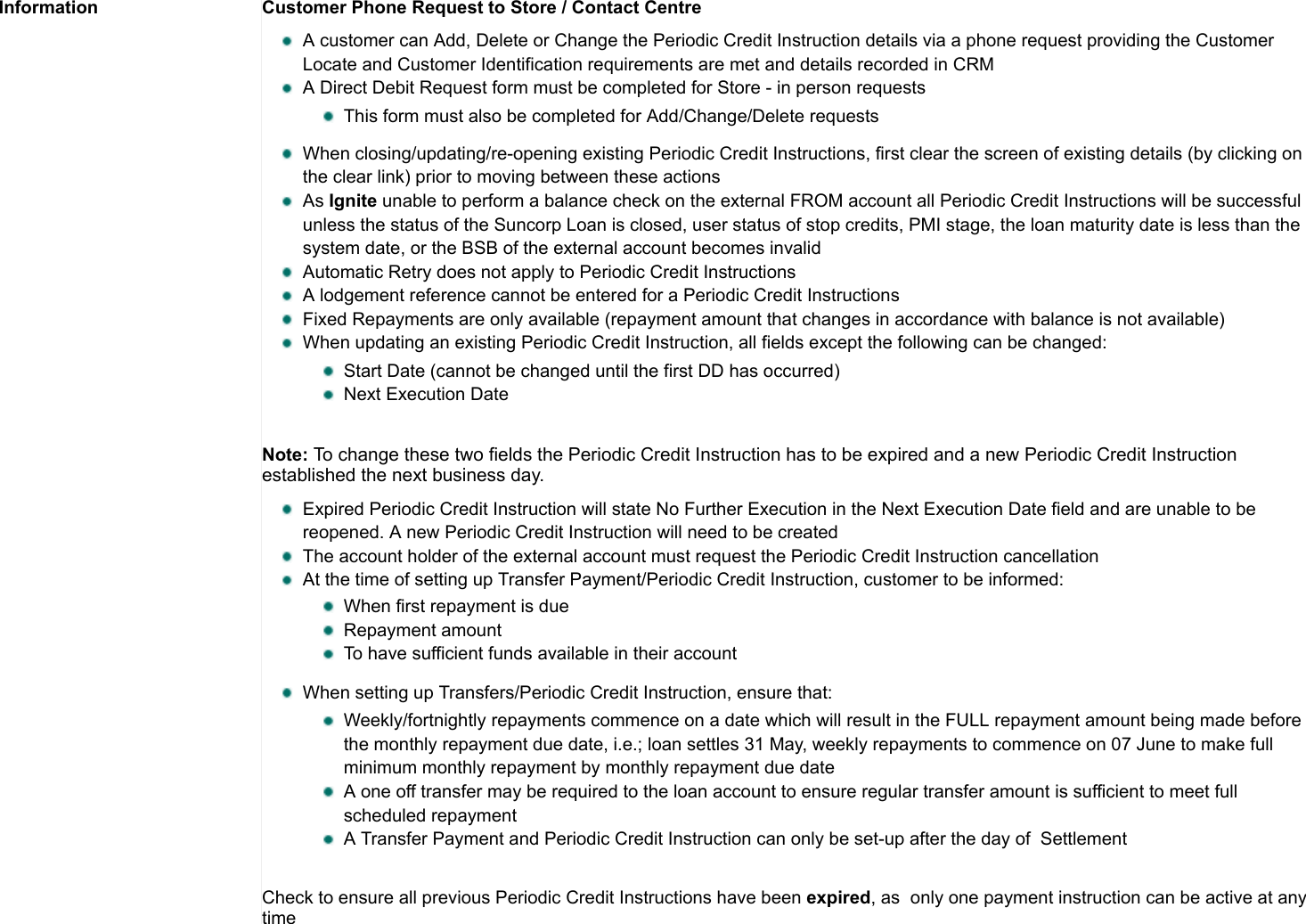 Page 2 of 12 - Manage Periodic Credit Instructions