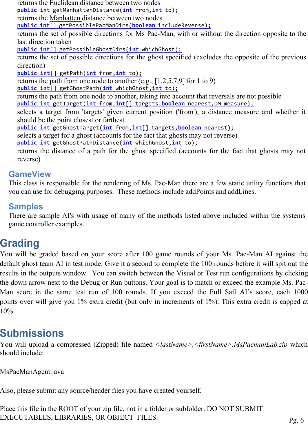 Page 6 of 6 - Manual - Ms. Pac-Man