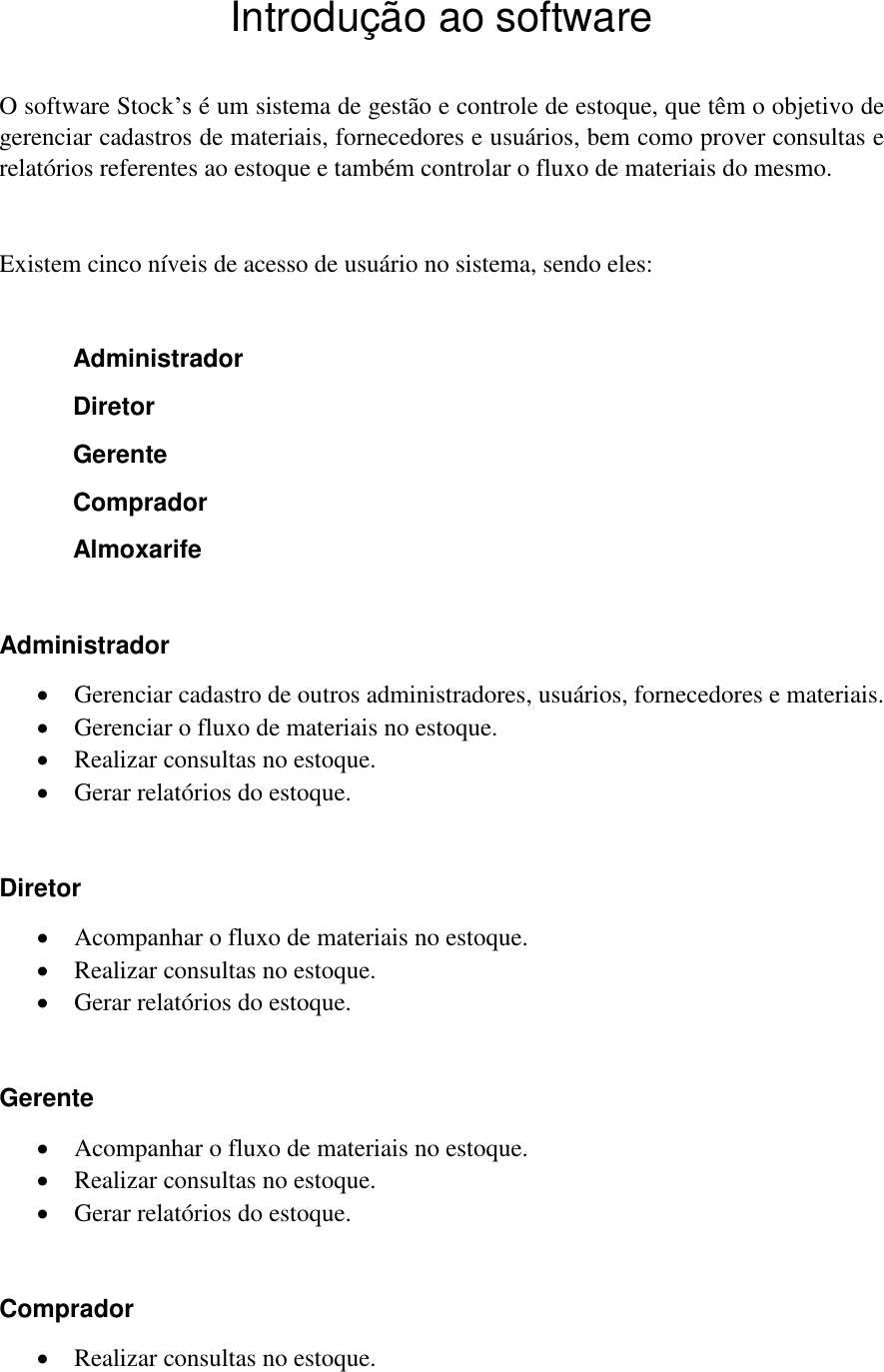 Page 3 of 9 - Manual - Sistema Stock's