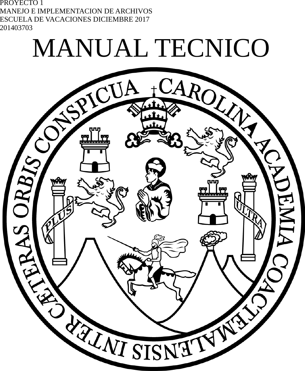 Page 1 of 4 - Manual Tecnico