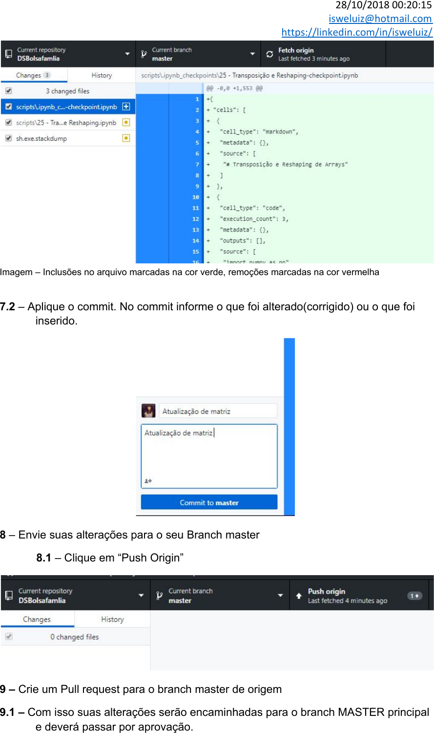 Manual De Instalação Githubdesktop