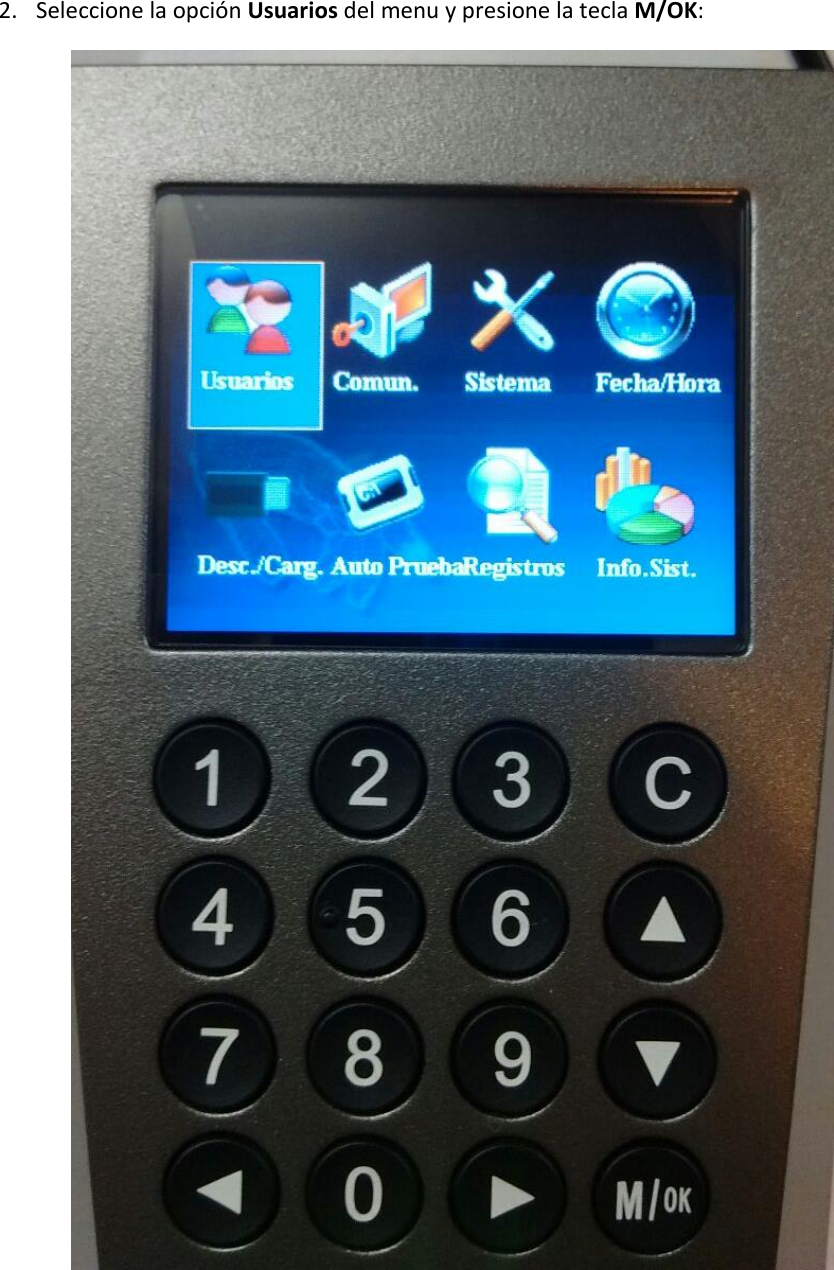 Page 3 of 9 - Manual Para Registrar Tarjetas A Usuarios En Terminales RFID