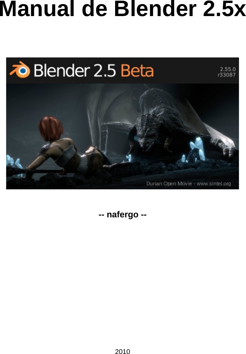 Introdução Ao Blender Manual