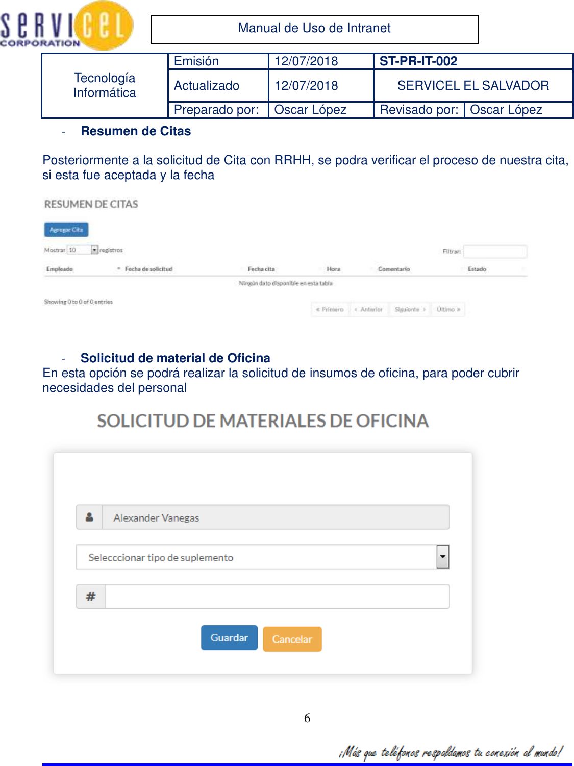 Page 7 of 10 - Manual De Inspección Garantía Intranet
