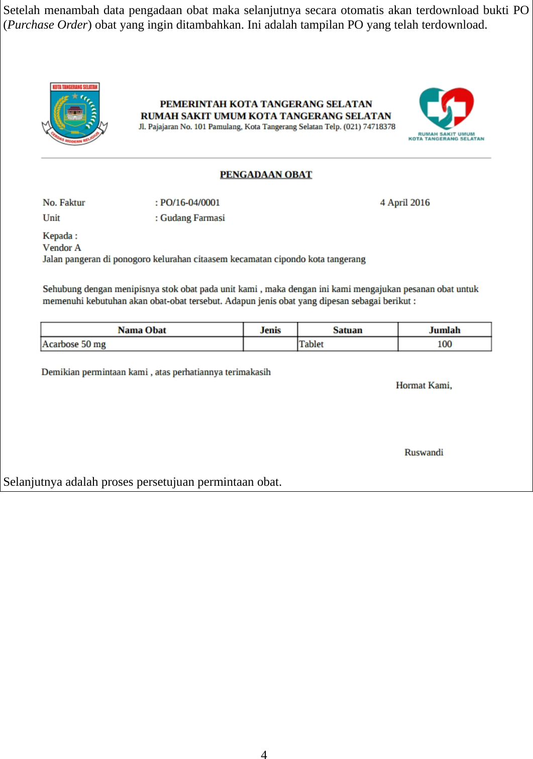 Page 4 of 10 - Manual Proses Pengadaan Obat Di Gudang Farmasi