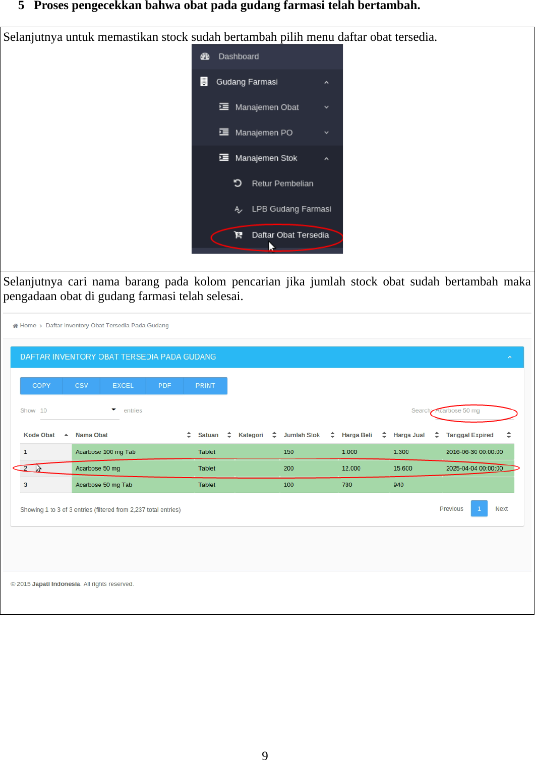 Page 9 of 10 - Manual Proses Pengadaan Obat Di Gudang Farmasi