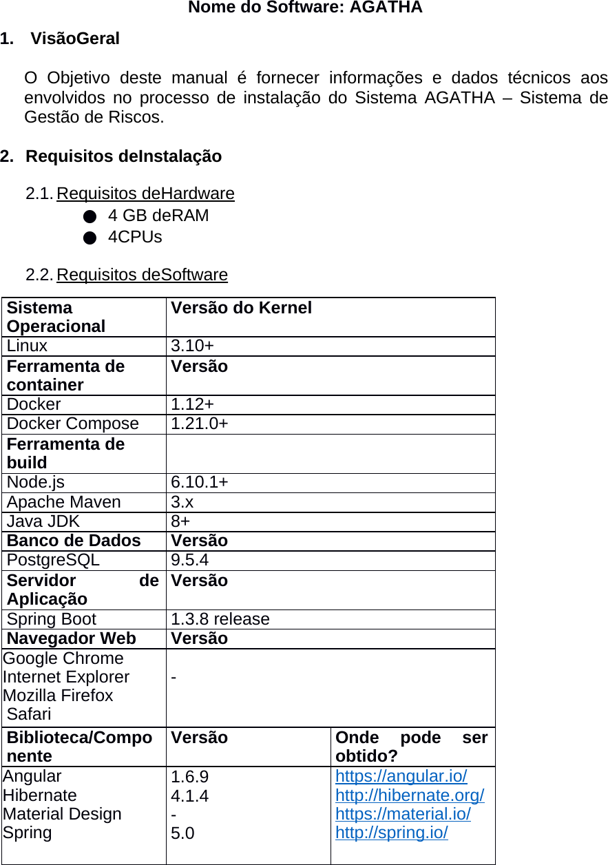 Manual De Instalação Agatha v3