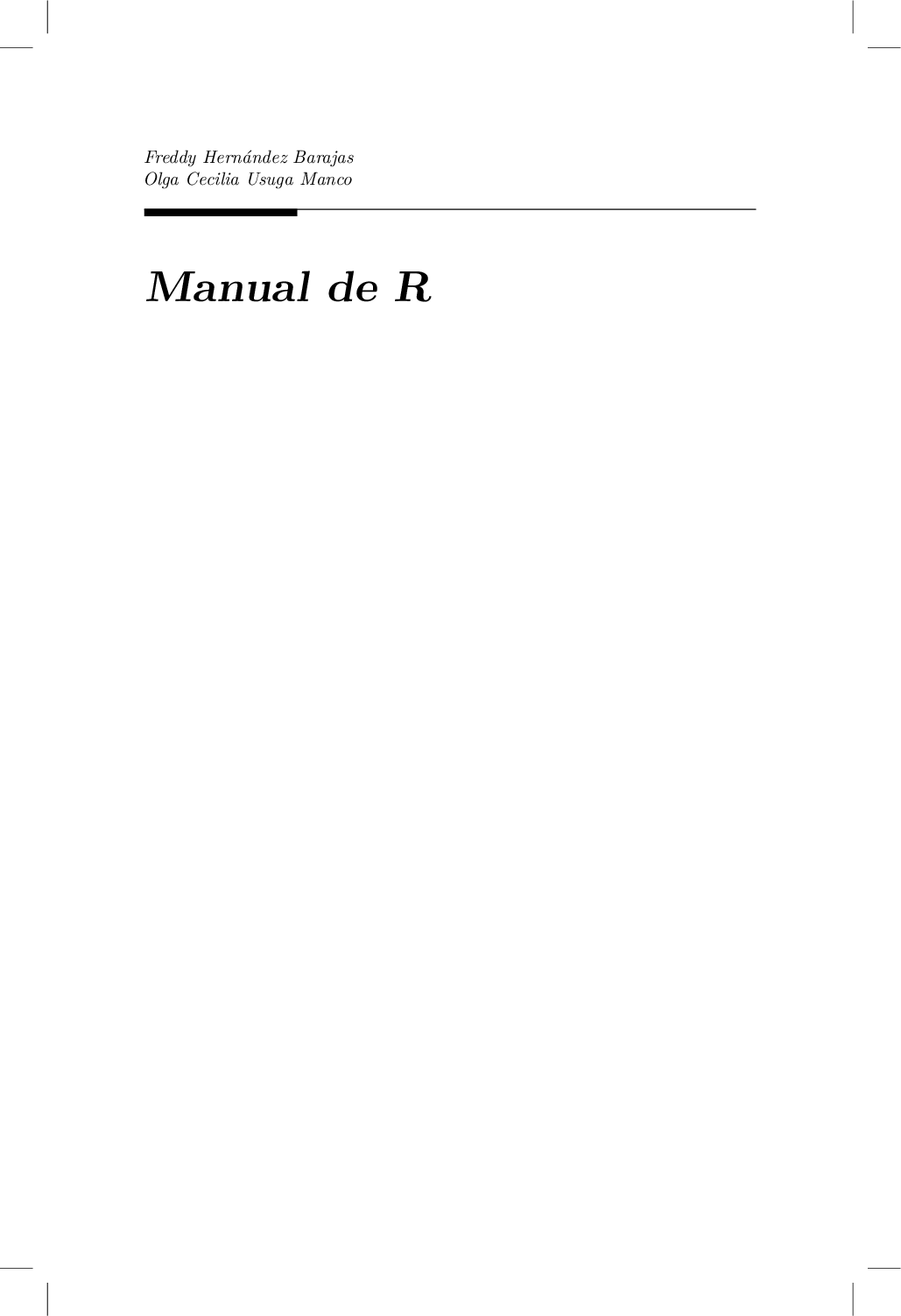 Manual De R