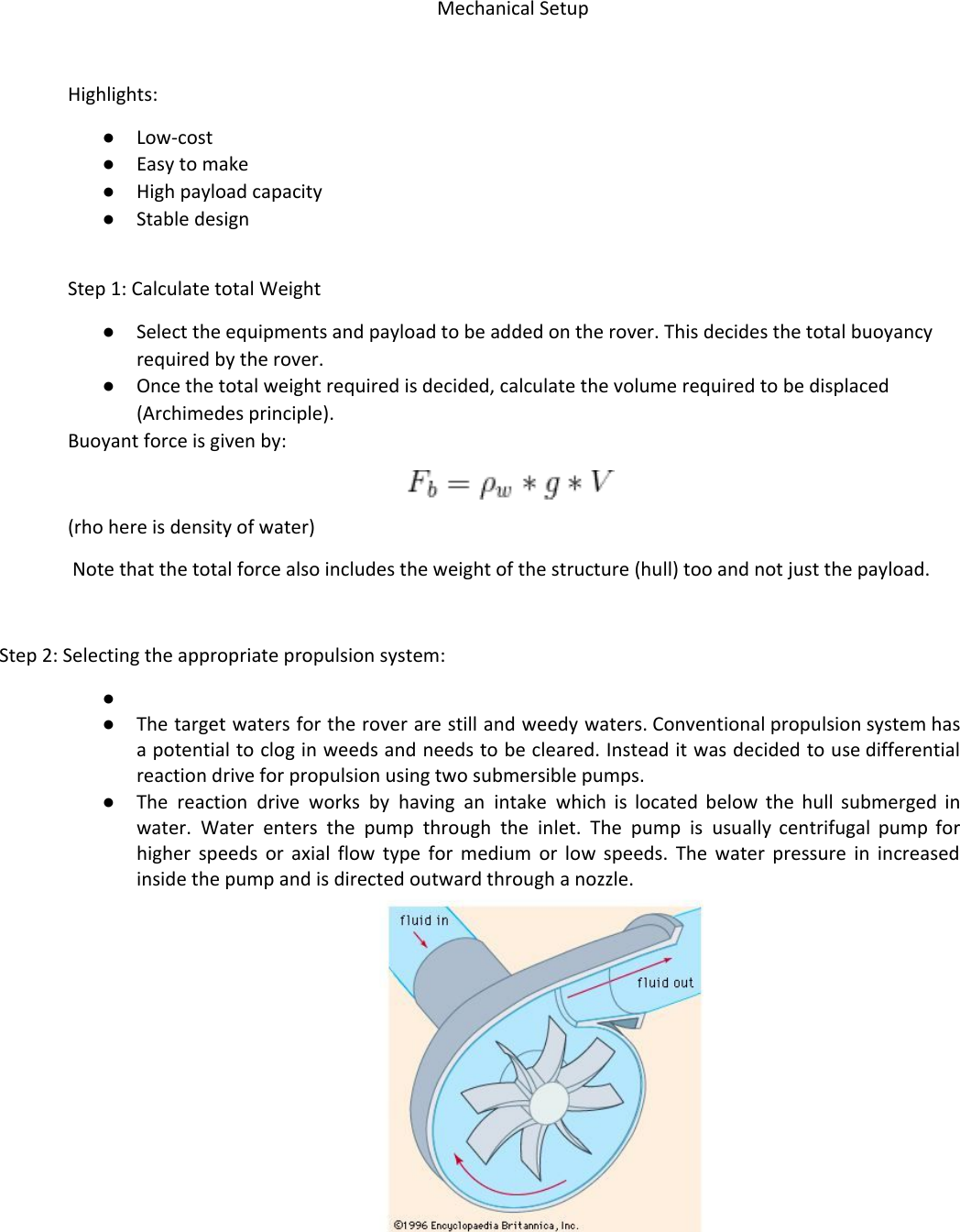 Page 1 of 6 - Mechanical Setup Guide