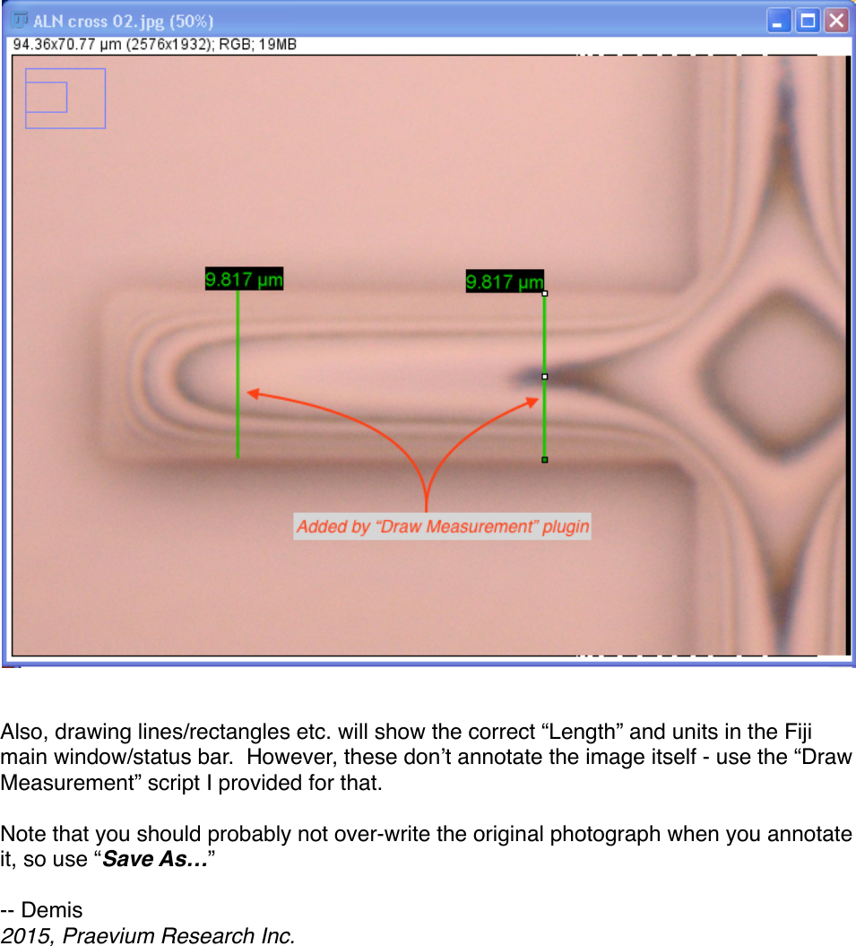 Page 5 of 5 - Microscope Meas. - Calibration Instructions