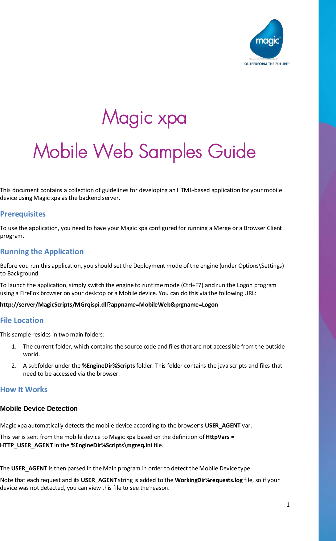 Page 1 of 3 - Magic Letter _Design Mobile Web Samples Guide