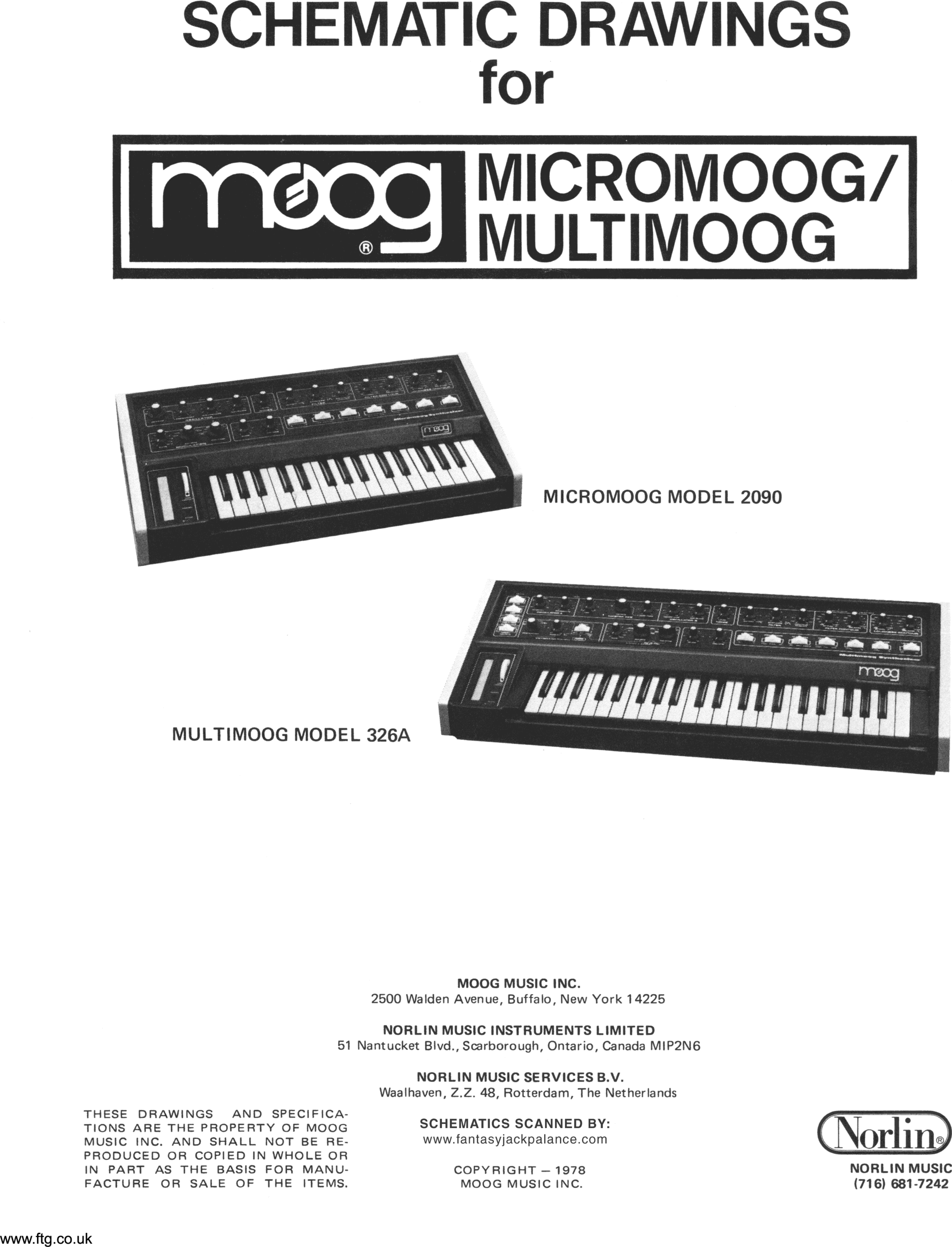 Page 1 of 8 - Moog Micromoog And Multimoog Schematics Multimoog-Schematics