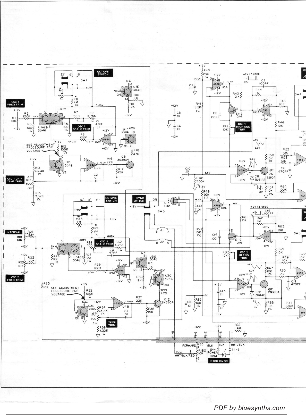 Page 2 of 9 - Moog Prodigy-schematics