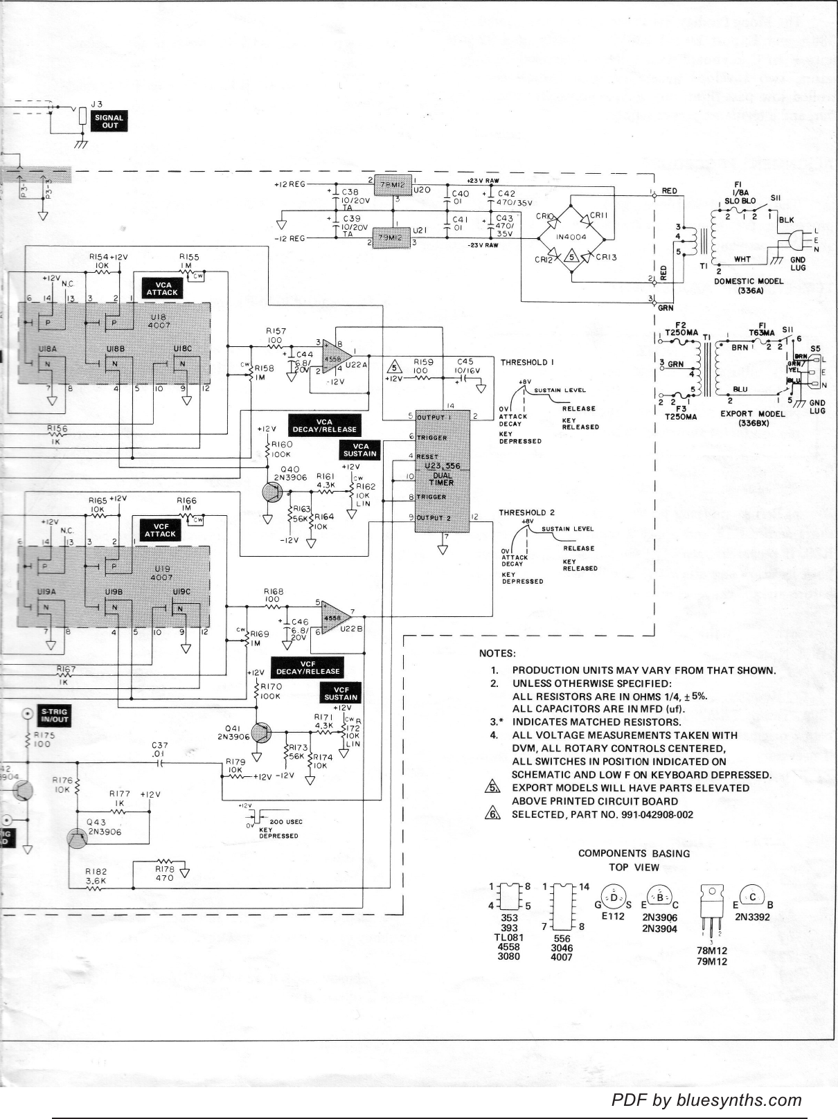 Page 4 of 9 - Moog Prodigy-schematics