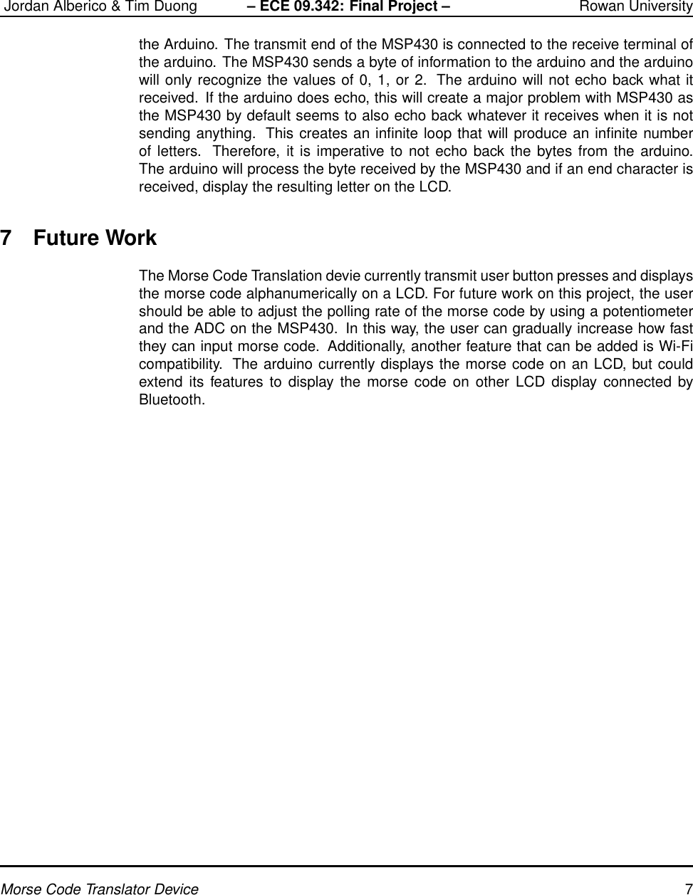 Page 7 of 7 - Morse Code Device User Guide