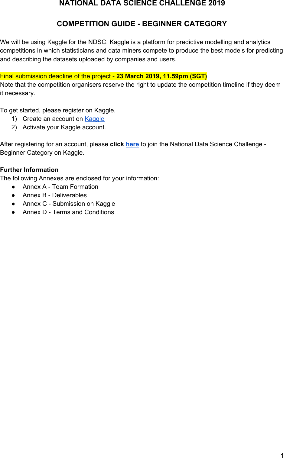 Page 1 of 12 - NDSC Competition Guide- Beginner