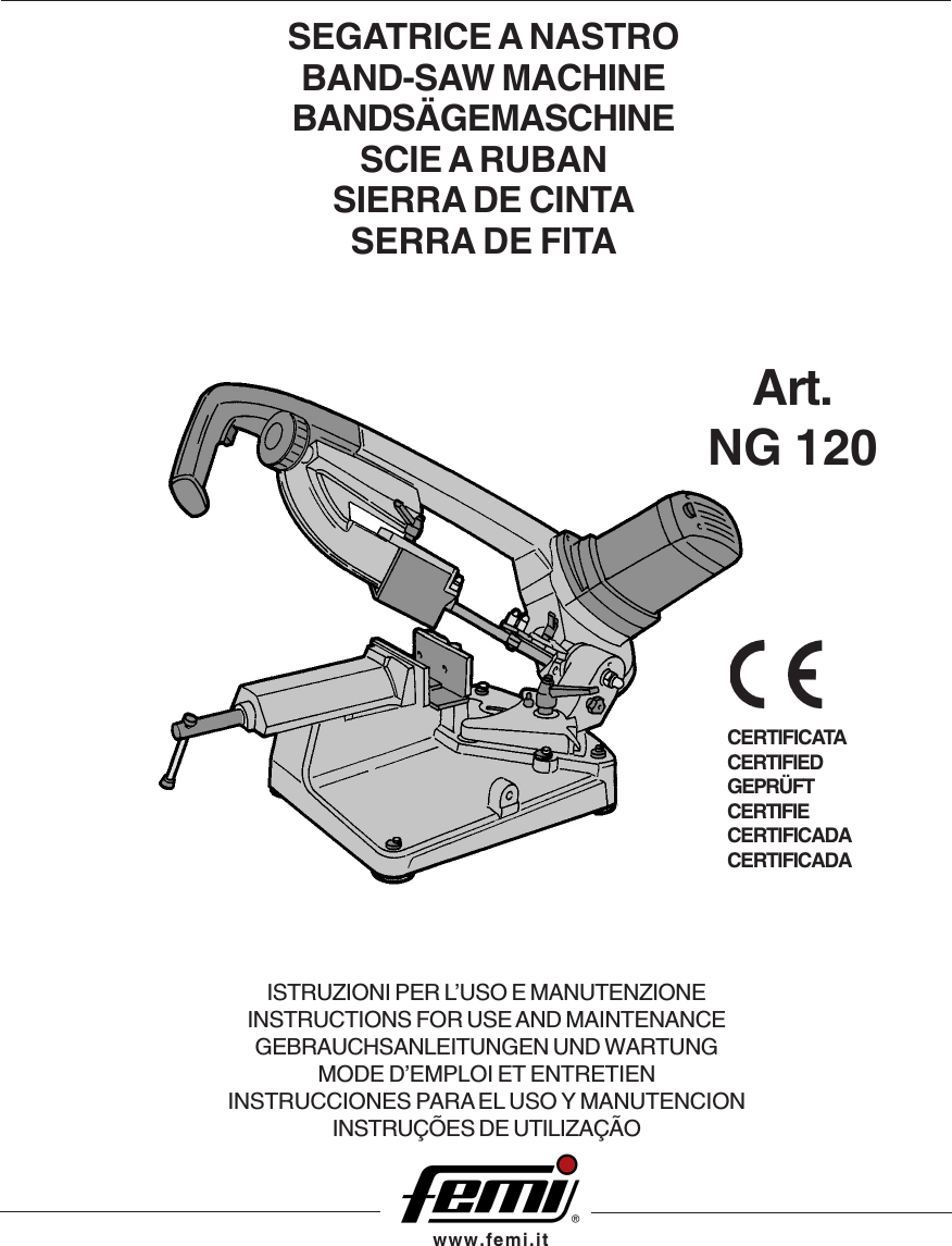 Page 1 of 8 - NG120_cop_FEMI.p65 NG120XL_Manual NG120XL Manual