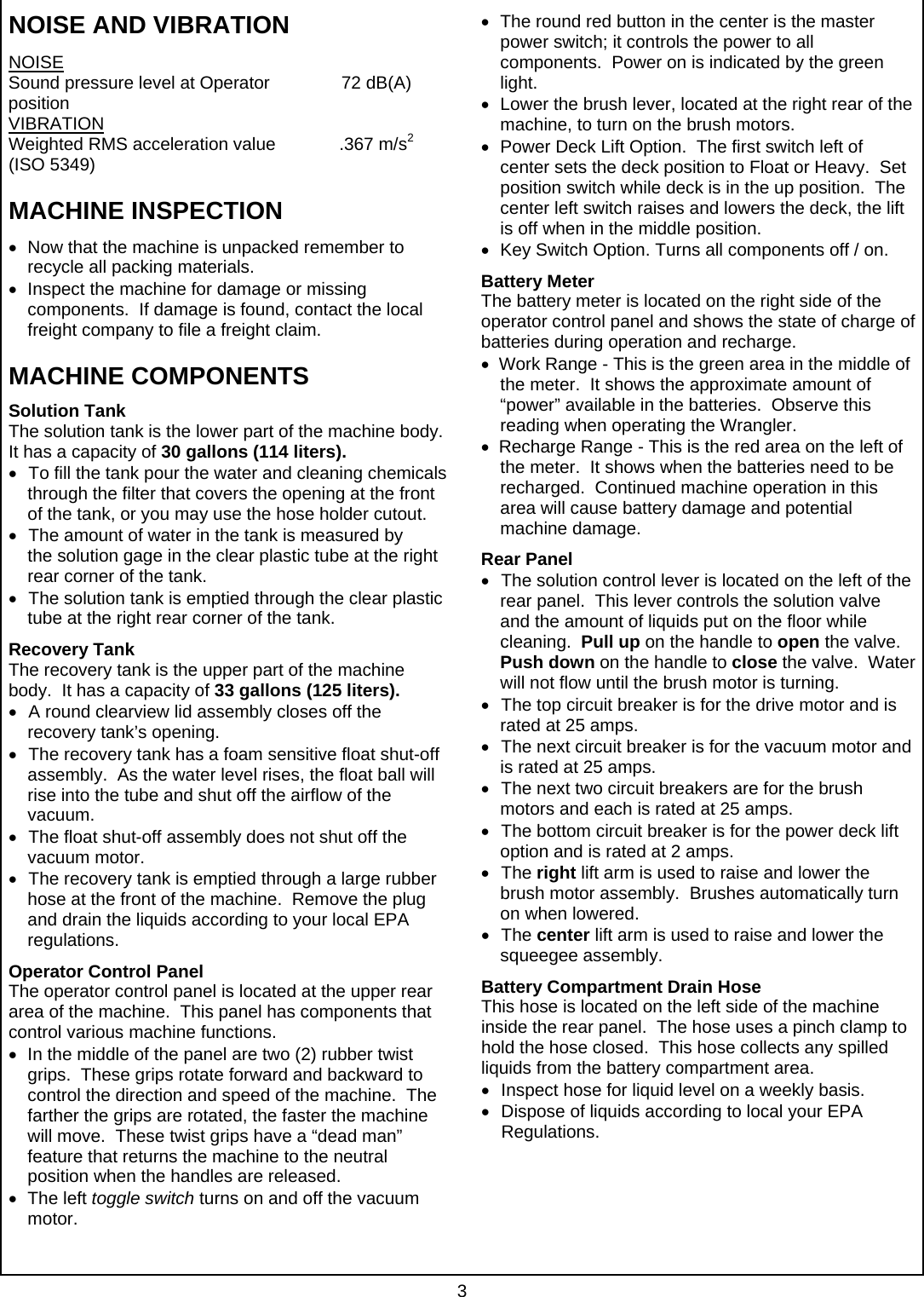 Page 3 of 12 - 9093317 Wrangler 2730-3330 Rev B NSS-Wrangler-3330-Manual