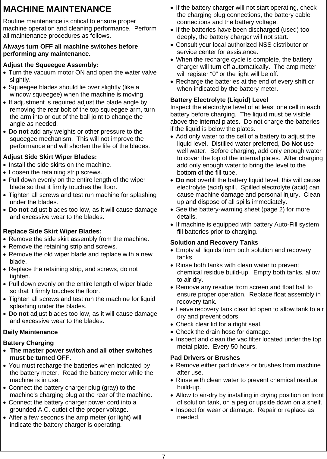 Page 7 of 12 - 9093317 Wrangler 2730-3330 Rev B NSS-Wrangler-3330-Manual