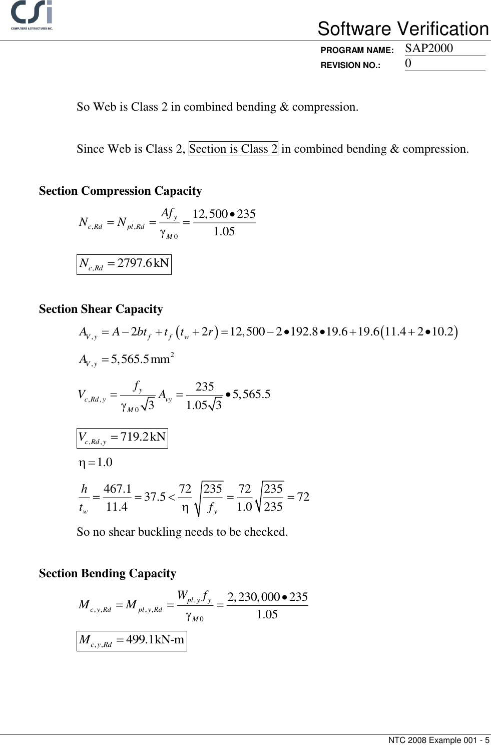 Page 5 of 8 - Contents NTC 2008 Example 001
