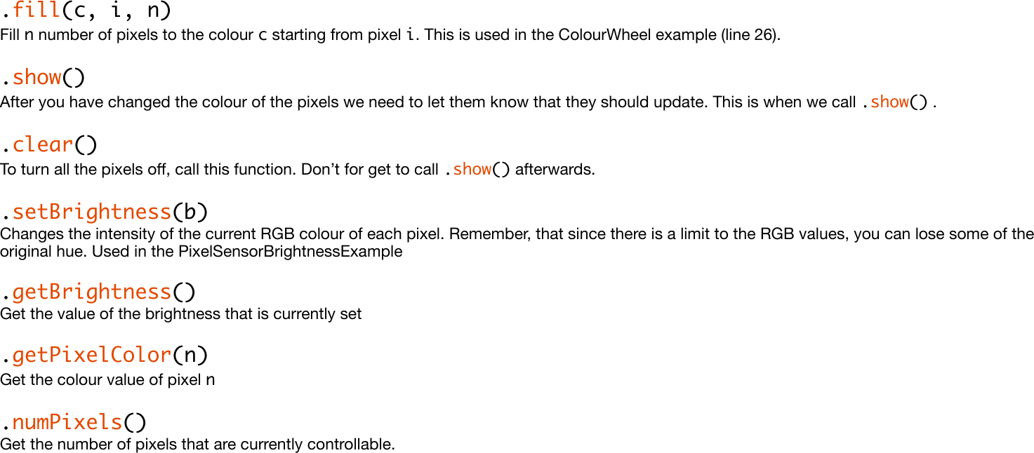 Page 2 of 3 - Neo Pixel Example Code Guide