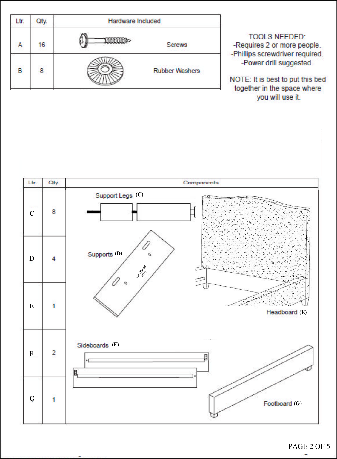 HOOKER BED INSTRUCTIONS NO WINGS Nest theory assembly