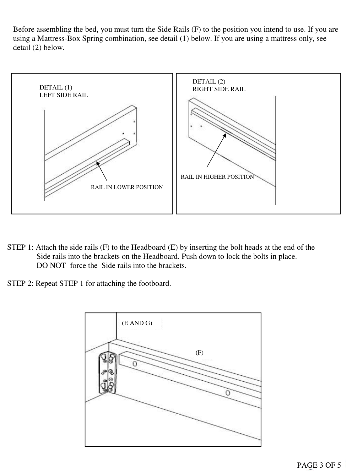 HOOKER BED INSTRUCTIONS NO WINGS Nest theory assembly