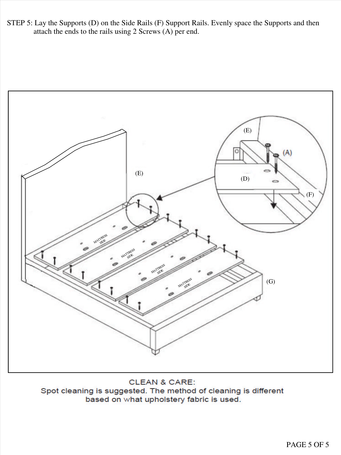 HOOKER BED INSTRUCTIONS NO WINGS Nest theory assembly