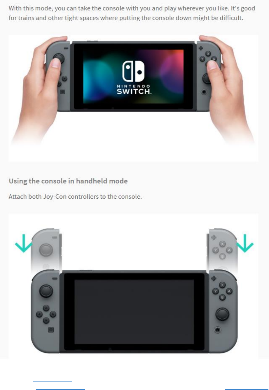 Nintendo Switch Operations Manual