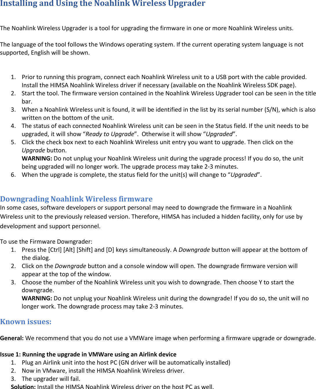 Page 1 of 1 - Noahlink Wireless Upgrader Instructions