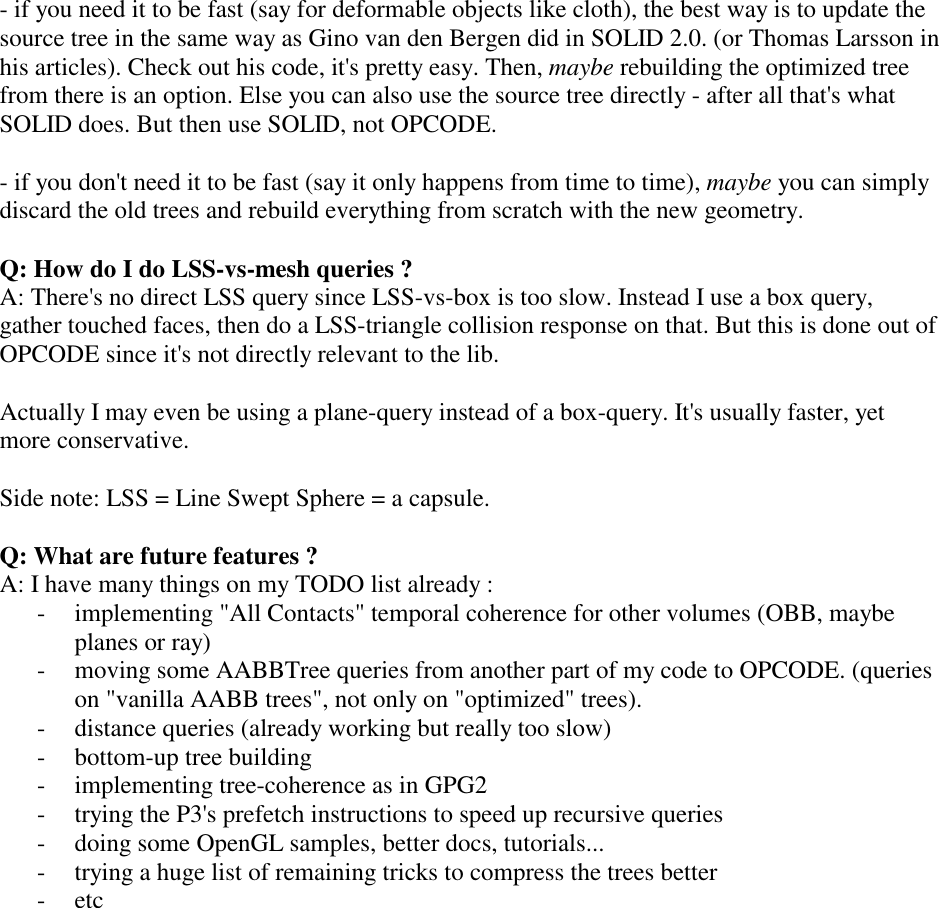 Page 12 of 12 - III. Colliders And Collision Queries Opcode User Manual