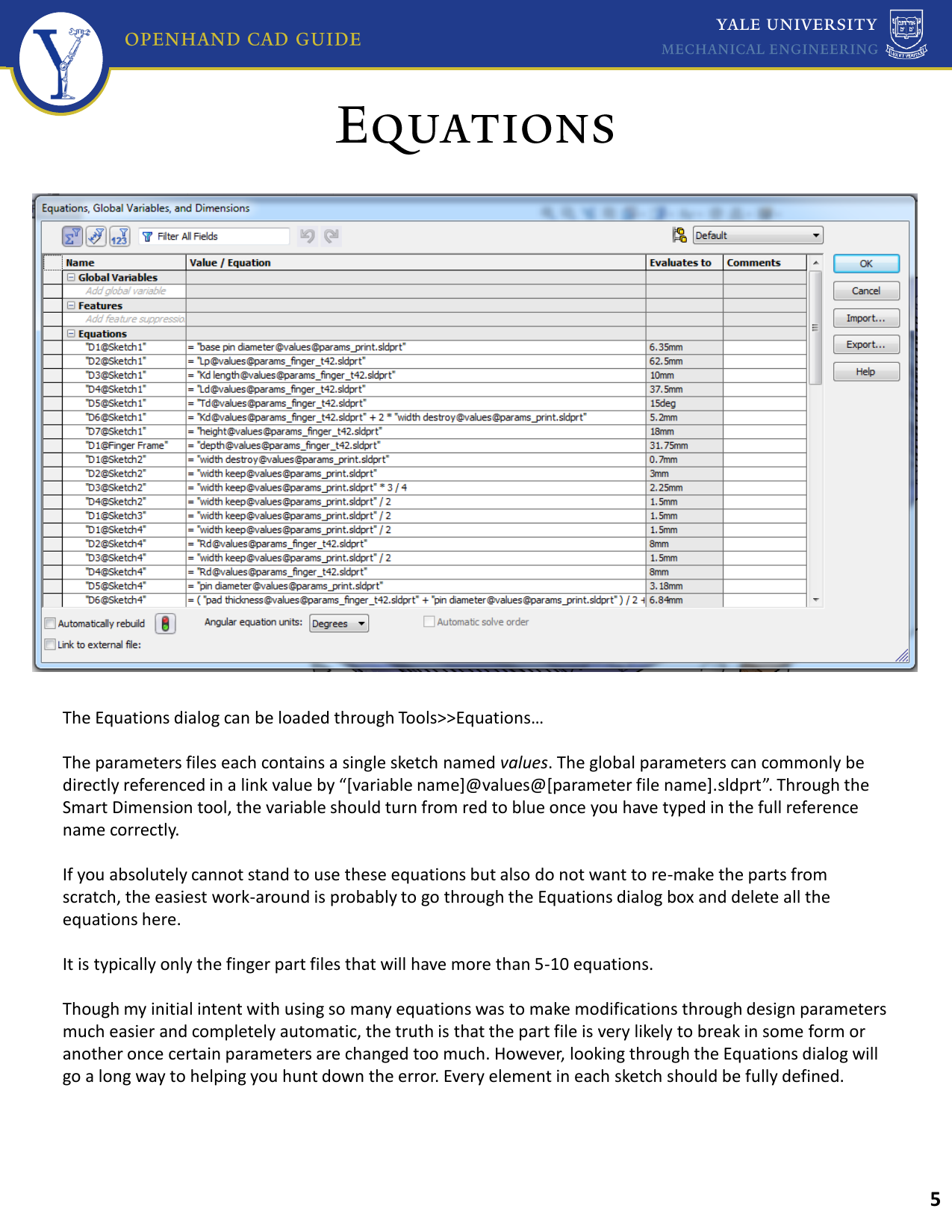 Page 6 of 9 - 1 Open Hand CAD Guide